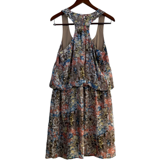 New Directions Dress Size 14 Boho Abstract Print Sleeveless Elastic Waist - Picture 7 of 7